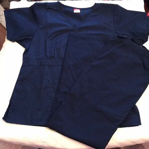1 set of Dickies scrubs